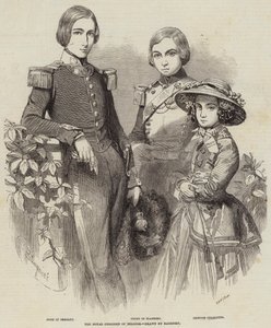 As crianças reais da Bélgica de Charles Baugniet